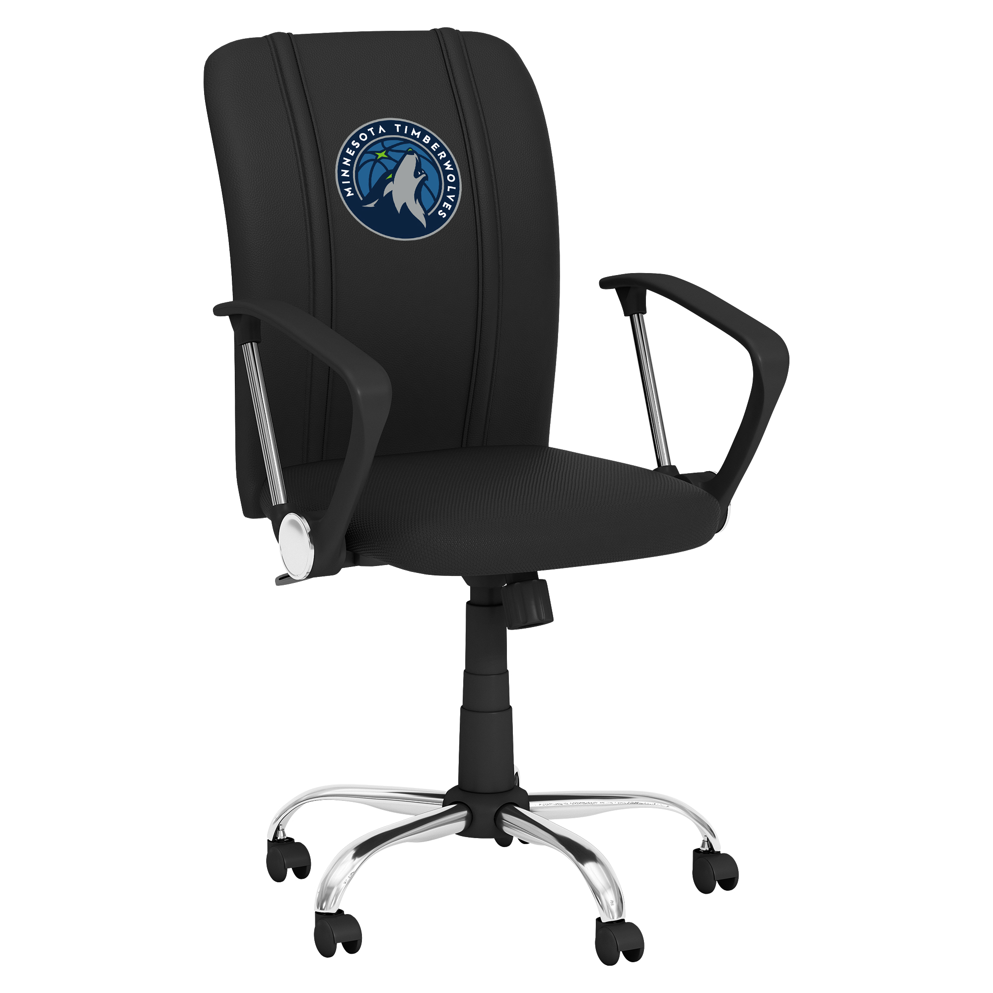 Minnesota Timberwolves Curve Task Chair with Minnesota Timberwolves Primary Logo