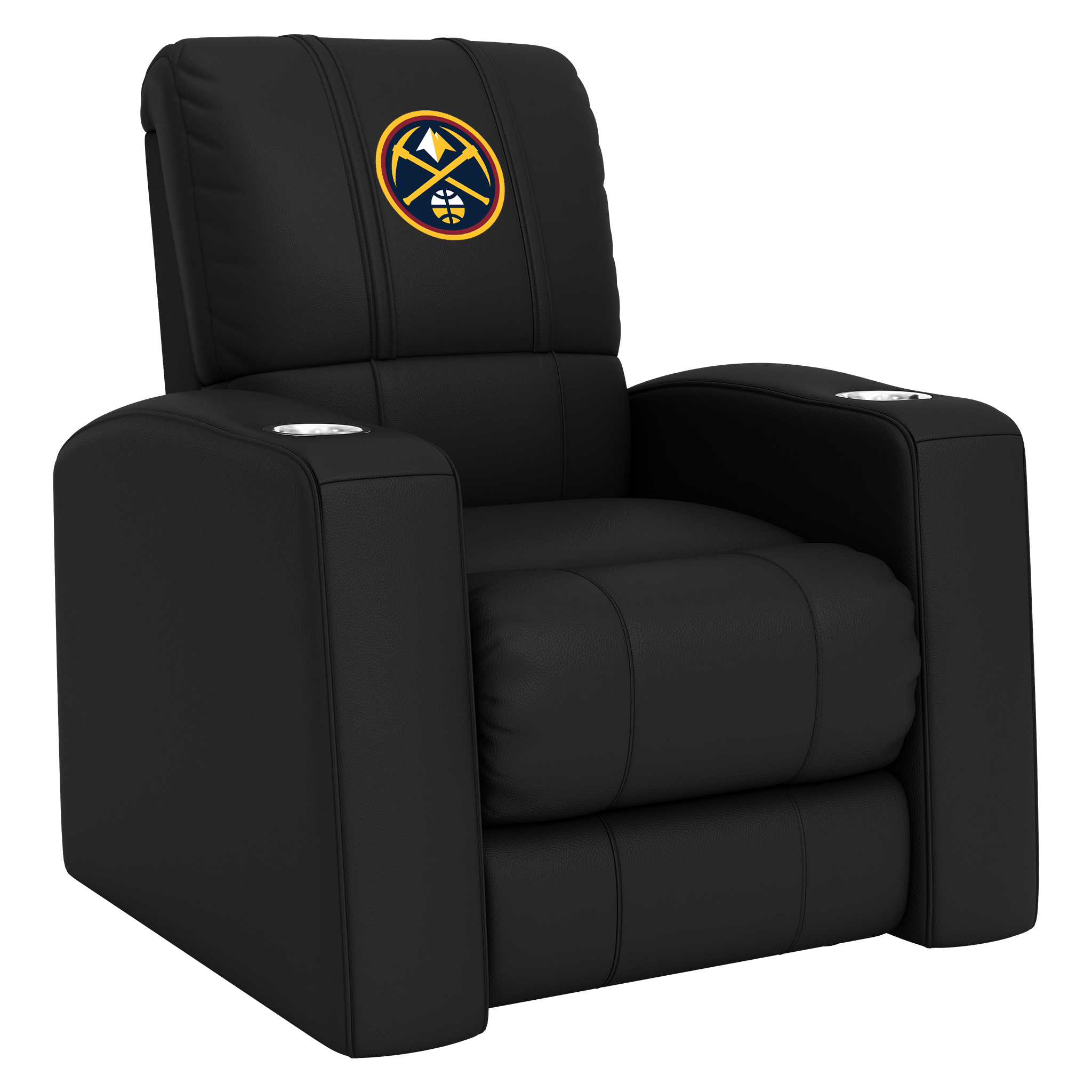 Denver Nuggets Home Theater Recliner with Denver Nuggets Logo