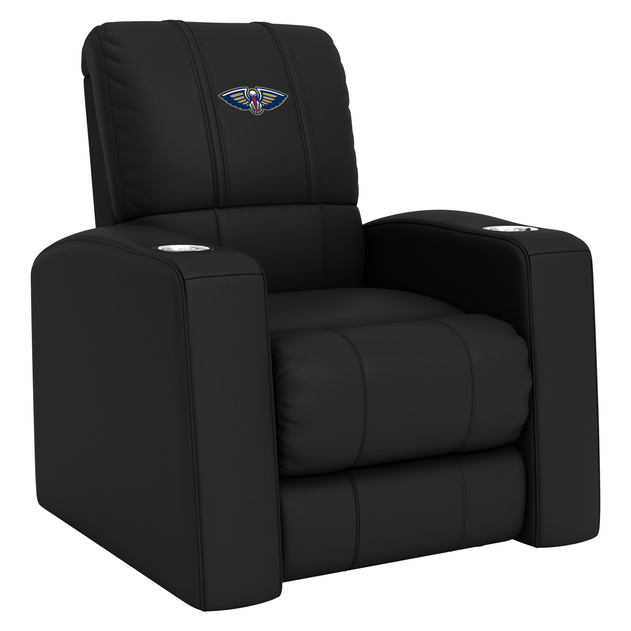 New Orleans Pelicans Home Theater Recliner with New Orleans Pelicans Primary Logo