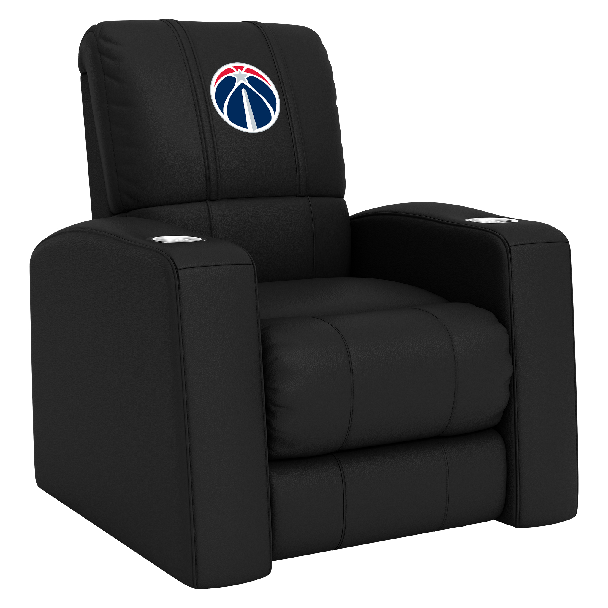 Washington Wizards Home Theater Recliner with Washington Wizards Primary Logo