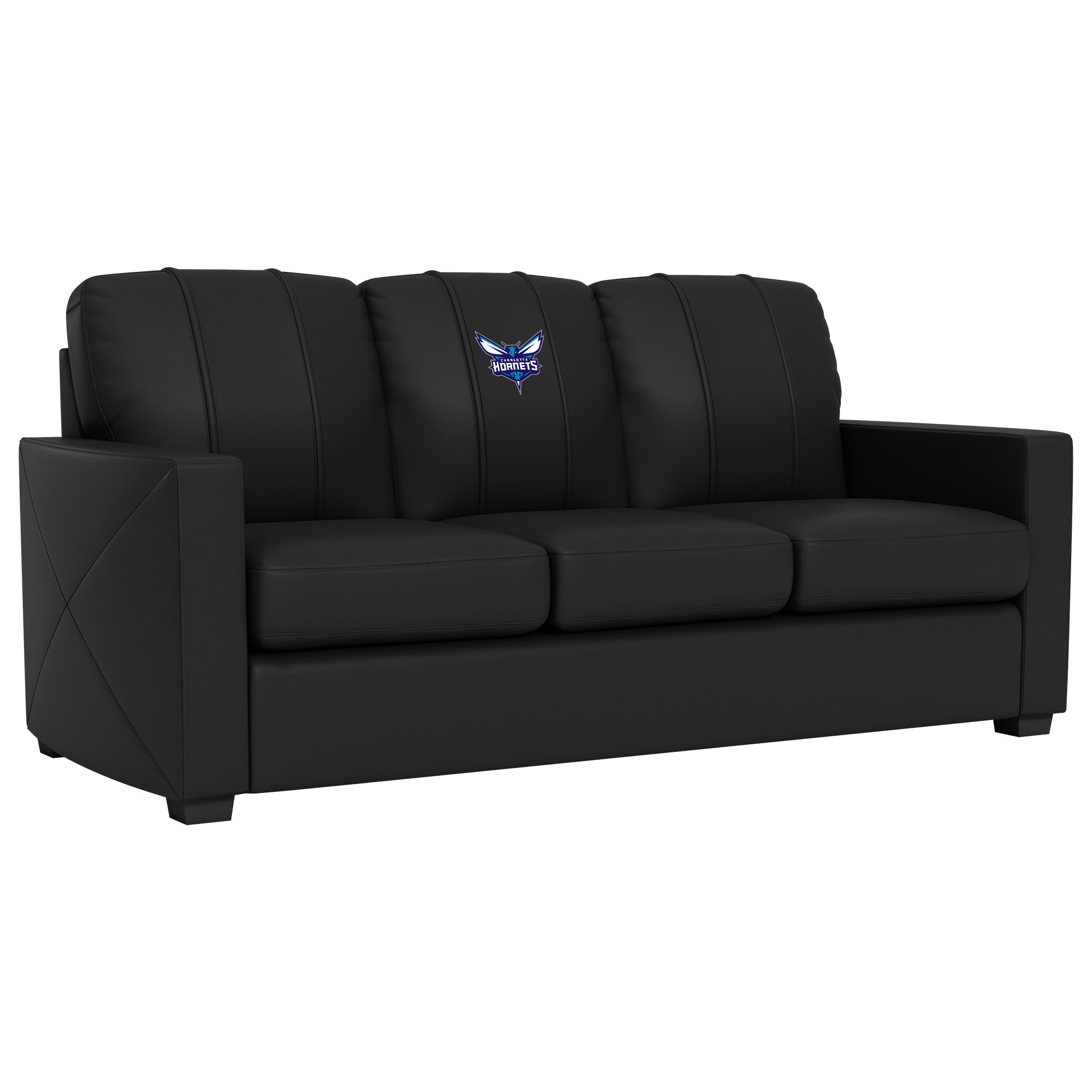 Charlotte Hornets Silver Sofa with Charlotte Hornets Primary
