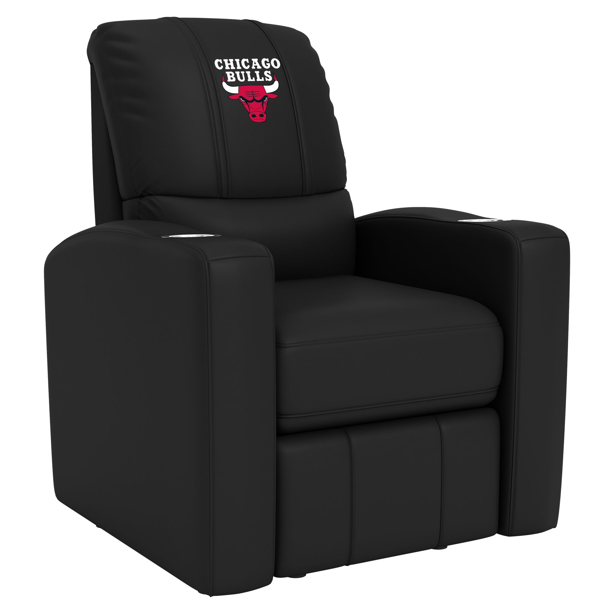Chicago Bulls Stealth Recliner with Chicago Bulls Logo