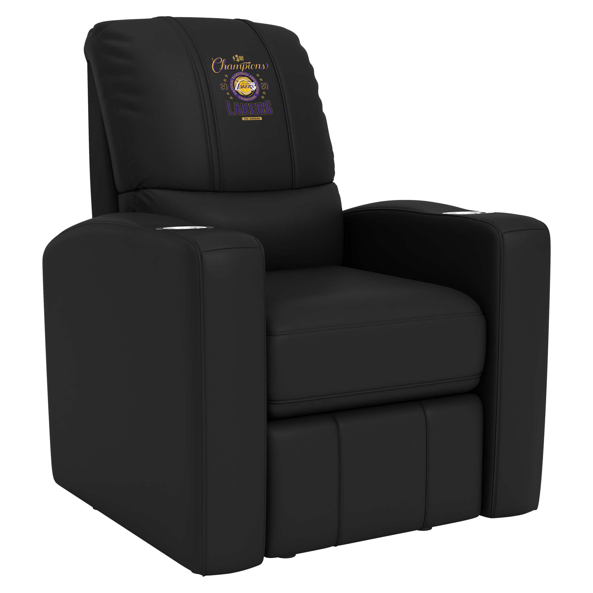 Los Angeles Lakers Stealth Recliner with Los Angeles Lakers 2020 Champions Logo
