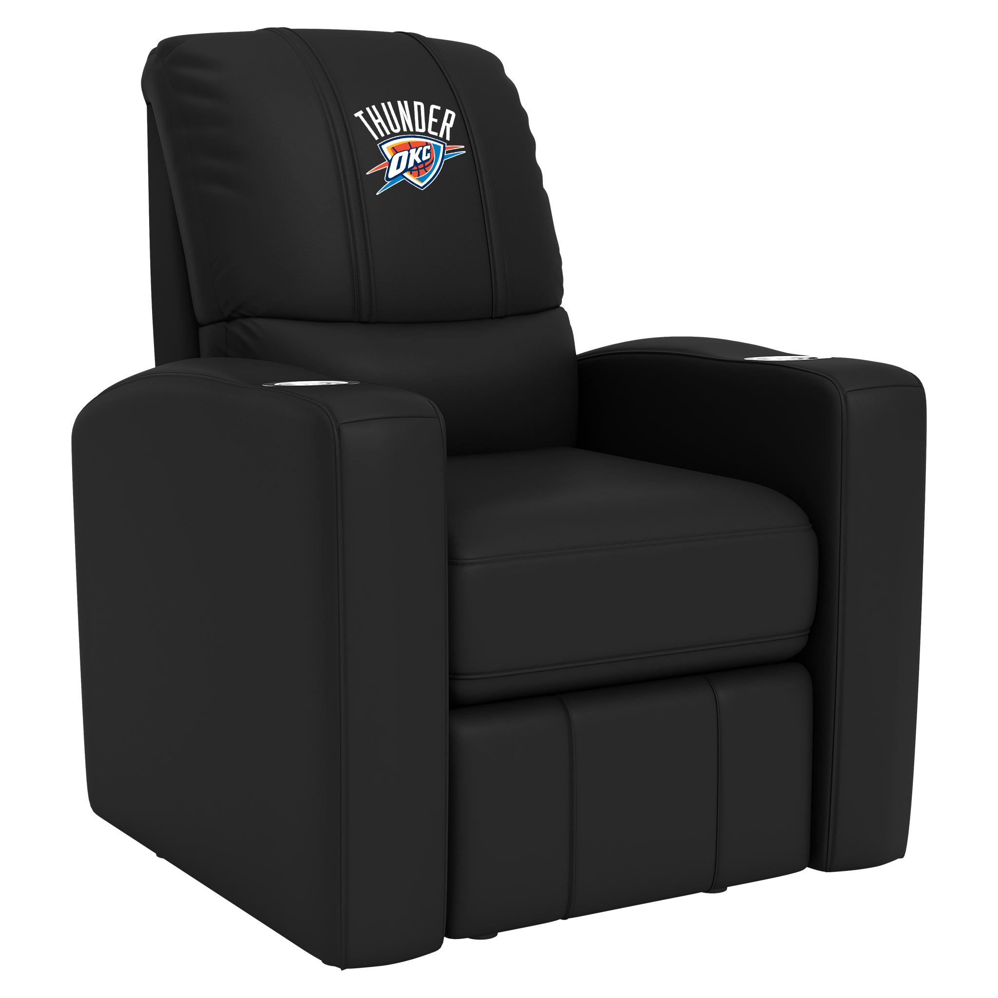Oklahoma City Thunder Stealth Recliner with Oklahoma City Thunder Logo